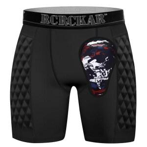 RCRCKAR 소년 야구 슬라이딩 반바지 보호 운동 압박 속옷 / 컵 축구 라크로스