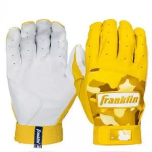 야구용 가죽 배팅 글러브 화이트옐로우 야구경기장갑 연습용야구장갑