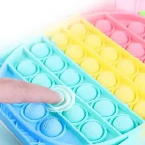 [문구/오피스] 푸쉬팝버블 파인애플 줄노트 재미있는 노트 필기 아동 학습 재미있고 귀여운 디자인