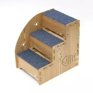 [반려] 반려동물 전용 계단 논슬립 3단 스텝 강아지 고양이 이동 사다리