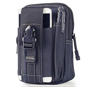 [2개구성] 파우치백 2010B 여행 휴대폰 보조 블랙라인 등산 소형 가방 스마트폰 멜빵 포켓 HWC7487C