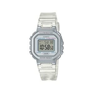 [미국배송] 카시오 LA20WH 시리즈 | 여성용 디지털 시계 방수 기능 LED 조명 자동 캘린더 날짜 표시 1/100 SEC 스톱워치 정기 시간 유지(HR MIN SEC PM 날짜 요일) 5년 배팅