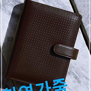 웍스 천연가죽 6공바인더 셈프레 브라운-미디 학교 교실 학원 관공서 KW98926C