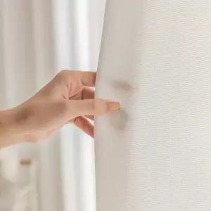 흡음커튼 방음 커튼 1Pc 슈퍼 쉬폰 화이트 Tulle Sheer 거실 다 이닝 룸 침실