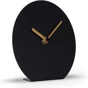 SOFFEE DESIGN 6인치 크기의 모던 미니멀리스트 스타일 장식이 없는 원피스 테이블 시계 언 사일런트 쿼츠