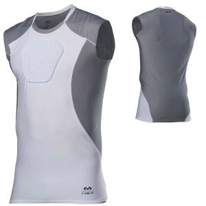 맥데이비드 가슴 보호 야구 하트 가드 흉골 보호. HEX 패딩 셔츠가 포함된 압박 셔츠