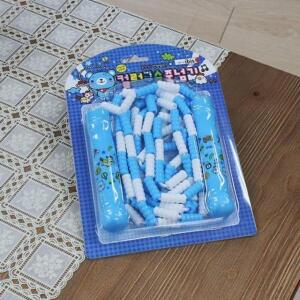 [2개구성] 컬러 구슬줄넘기 블루 음악줄넘기 뱃살줄넘기 헬스용품 키크는운동 운동용품 ARW2920D0