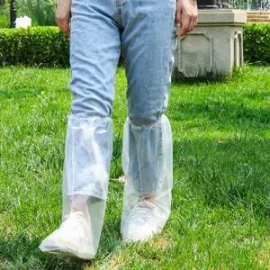 레인부츠 신발방수커버 신발보호 작업용 비닐 장화