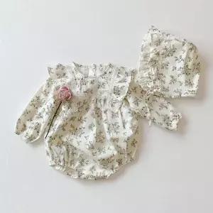 로망프릴 여아 긴팔 바디슈트 보넷세트 304898