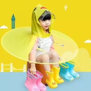 5개세트 어린이 안전 모자우비 아동 유아 아기 우산 오리우비 시야확보