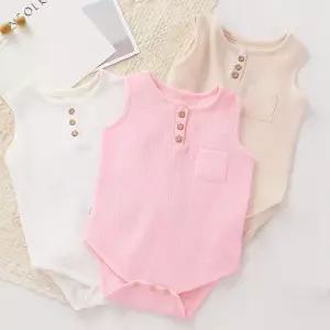 슈트 우드단추 민소매 바디슈트 205836