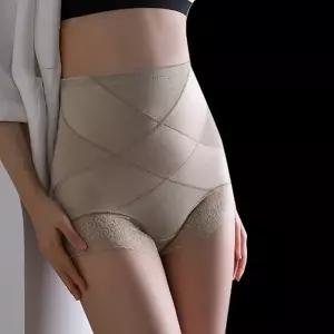 VNG X밴드 레이스 하이웨이스트 보정팬티