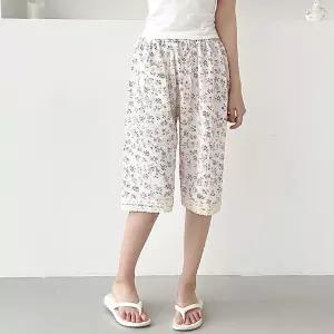 엠보 인조인견 레이스 6부 반바지 10컬러 SD-250702