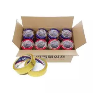 박스포장 OPP 투명 테이프 1박스 24mm 100개입(50P)
