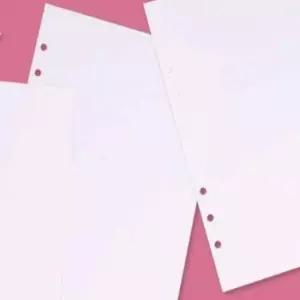 [문구/오피스] 모눈 모노다이어리 A5 플래너 속지 6공 무지 노트 정리용지