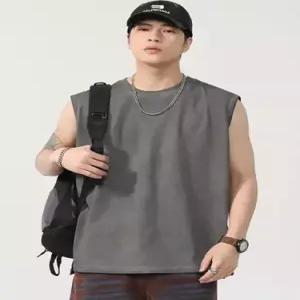 남자 셔츠 데일리룩 집콕 티셔츠 운동농구 민소매 조끼 살찌고 빅사이즈 나시 SPO마켓1