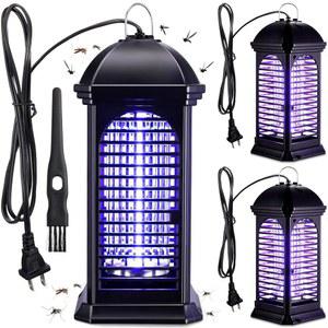 홈 가든 뒷마당 실내 야외용 파티오 전기 곤충 퇴치기를 위한 모기 램프 트랩 킬러에 라이트 11W 플러그가 포함된 Qualirey 재퍼스 버그 재퍼 3피스