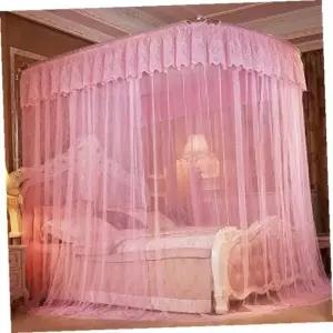 사각모기장 샤르망 캐노피 침대 모기장(200x220cm) 공주모기장