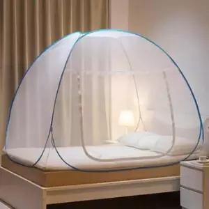 원터치 모기장 180x200 (레이스) 침대용모기장 범퍼침대모기장