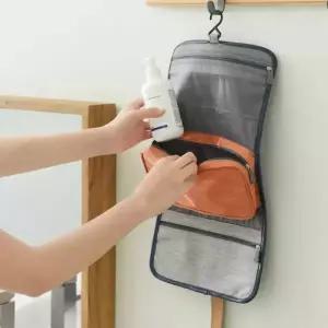 3단 방수 워시백파우치 여행용품 소품보관 세면도구가방 수납 메쉬소재 방수팩 여행파