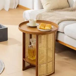 침대 소파 미니 거실 원룸 모듈 침대겸용 쇼파 라탄 등나무