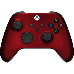 Xbox One과 호환 Microsoft Series X /S 무선 블루투스 컨트롤러 커스텀 소프트 터치 레드