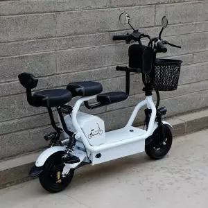 접이식 2인용 전기 오토바이 자동차 휴대용 바이크 자전거 이륜