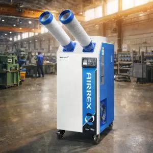 에어렉스 2구 산업용 이동식 에어컨 에너지 소비효율 2등급 코끼리에어컨 HSC-2270N