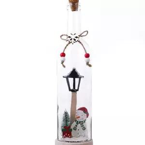 크리스마스 오르골 와인병 와인바 카페 소품 인테리어 장식