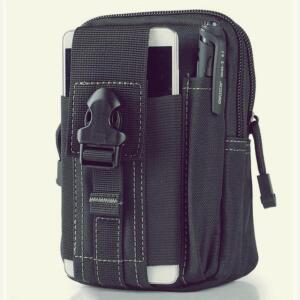 [2개구성] 포켓 블랙라인 2010B 휴대폰 파우치백 스마트폰 소형 여행 등산 멜빵 보조 가방 NWC7487C