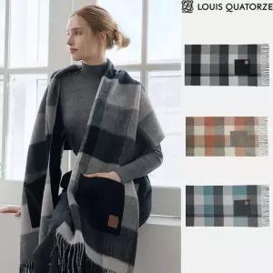 루이까또즈 LOUIS QUATORZE 마리포켓 울캐시 숄 머플러 1DHC710 378411