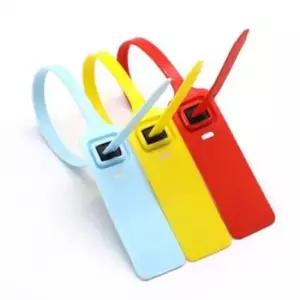 네임택 컬러 케이블 타이 인식 표시 끈 캐리어 수하물 택 10P