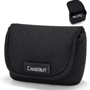 Cwatcun Neoprene 컴팩트 카메라 파우치 - 디지털 리코/캐논/소니 등을 위한 소형 케이스 및 여행용 슬리브