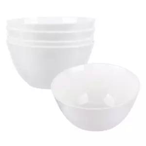 본차이나 백색 화이트 도자기 우동기 면기 4개 세트