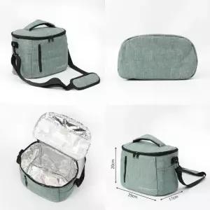 보온보냉가방 그린 휴대용 도시락가방 야외 보관 아이스백