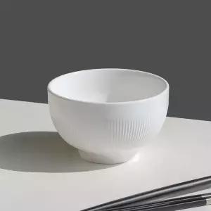 크림화이트 밥그릇 1인 혼밥 혼식 공기 1p