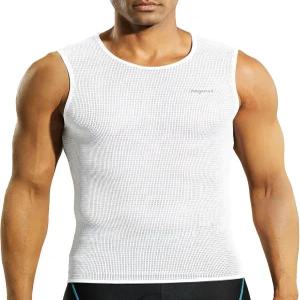 남성용 자전거 베이스레이어 반팔 사이클링 메쉬 민소매 언더셔츠 초경량 의류 통기성 기능성 이너웨어