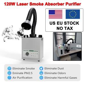 레이저 연기 흡수기 금속 납땜 추출기 청정기 조각기 절단 목재 연소 3D 프린터 120W