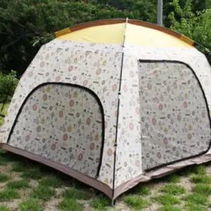 패턴 썬블럭 텐트 그늘막 난방 캠핑 쉘터 피크닉텐트