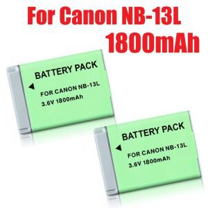 Canon Powershot G5X G7X G9X Mark II SX620 HS 용 기존 1800mAh nb-13l 배터리