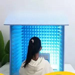 가정용 방음부스 미니 노래 조립식 간이부스 홈스튜디오 매트 흡음벽