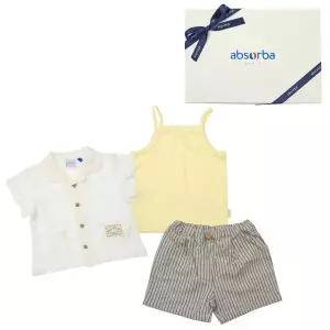 갤러리아 (압소바출산,백일,돌,귀여운유아복)로셰3SET(A13-21204)