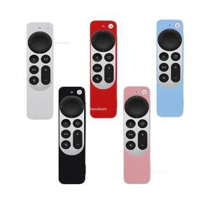 호환 2021 Apple TV 4K 6Th 원격 제어 커버 충격 방지 방수 방진 용 보호 쉘 실리콘 케이스