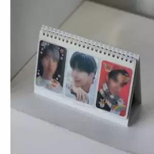 [문구] 포토카드 수집 앨범 3칸 포토북 스탠드형 사진첩 개인 사진 정리함