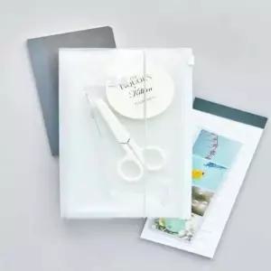 [문구] 미니 바인더 스티커 수집 정리함 지퍼형 포켓 수납 정리대