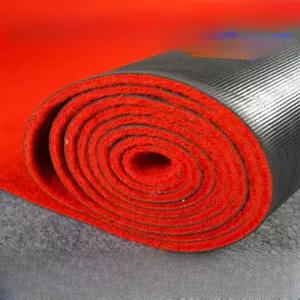 레드 카펫 고무 바닥재 출입구 롤매트 복도 전시장 행사용 매트
