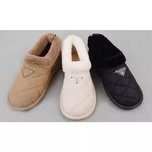 어르신모카신 캐주얼 여자 털신 겨울 패션 슬립온 로퍼