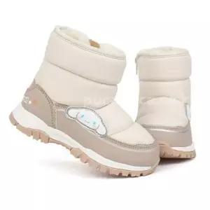 어린이방한신발 시나모롤 조이 털 안감 방한 부츠 어린이 방한화