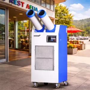 에어렉스 수냉식 2구 산업용 이동식 에어컨 실외기없는 코끼리에어컨 업소용 HWC-2470R