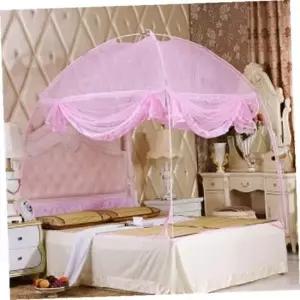 모기장 유니룸 돔형 모기장(180x200cm) (핑크) 침대모기장